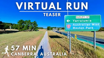 Teaser | Virtual Running Video For Treadmill With Ambient Sounds In #Canberra #Australia #kangaroos