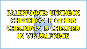 Salesforce: uncheck checkbox if other checkbox is checked in Visualforce