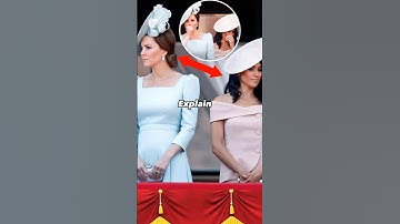 Explain The Strange Photo With 2 Contrasting Expressions Of Catherine And Meghan #shorts #catherine