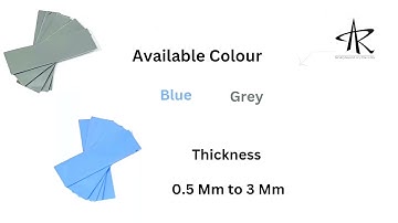 Ar Thermal Pad -Thermal Conductive Silicone Pads with 2.0 W/(m⋅K) to 6 W/(m⋅K) Thermal Conductivity