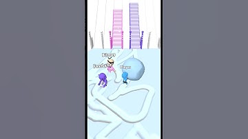 Bridge Race Best Game kids #bridgerace #cartoon #gameplay