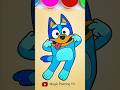 Bluey💞#trending #cartoon #shortsfeed #bluey #forkids #kidsart #magicpaintingtv
