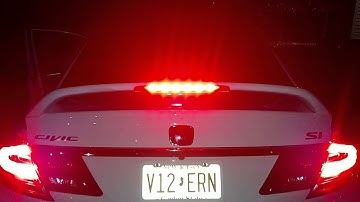 2014 Civic Si 3rd Brake Light Flasher Mod