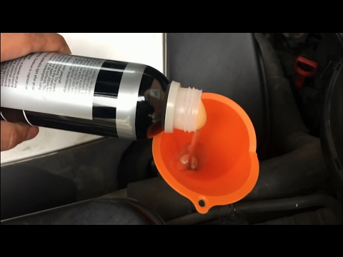Adding Oil additives to motor at knock / noise