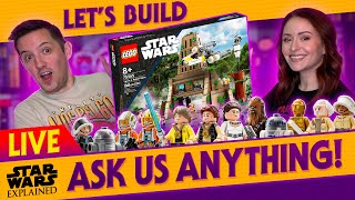 Ask Us Anything While We Build the LEGO Yavin 4 Rebel Base LIVE