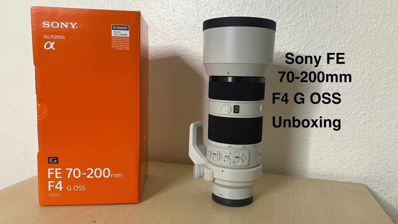 Sony FE 70-200mm F4 Lens Unboxing.