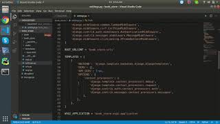 Django how to set header and footer(Book store project series )