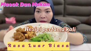 masak begini pun dah terasa nikmatnya walaupun pertama kali 