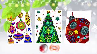 Christmas Elf Color by Number Book - Draw Santas & Paint Xmas Trees screenshot 5