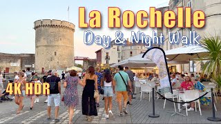 La Rochelle France 4K Walking Tour | Day & Night Virtual Walk [UHD]