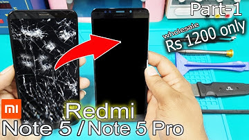 Redmi Note 5 LCD Screen +Touch Screen Digitizer Replacement | Redmi Note 5 Display Replacement