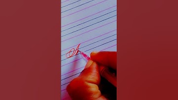 Beautiful name Maahi in cursive handwriting | Calligraphy | Cursive writing practice#shorts