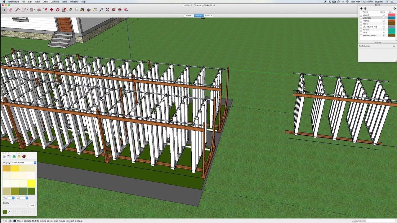 Greenhouse Layout in SketchUp YouTube Greenhouse Layout in SketchUp YouTube