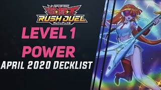 [Yu-Gi-Oh! Rush Duel] Deck Level 1 Power - April 2020
