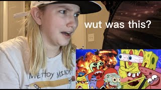 DJLL Reacts to YTP Spingebill's psychotic cy*nide rampage