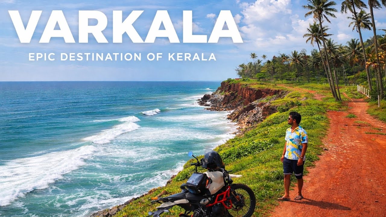 Slow Travel in Varkala 🐘🌴 | Beach, Cliff & Calm  / Exploring the Soul of Varkala #varkala