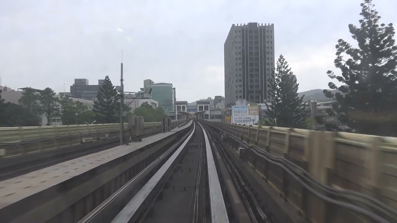 🇹🇼 Taipei Führerstandsmitfahrt Wenhu Line Brown | Taipeh Nangang Exhibition Center - Taipei Zoo [4K]