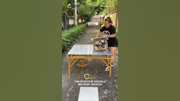 Máy cua gỗ JT 6 gia công gô công nghiệp di chuyển công trình #shorts