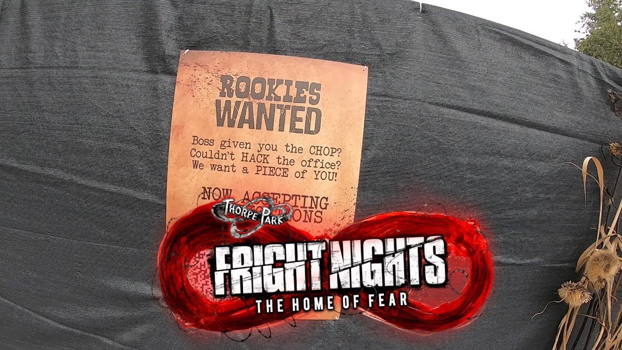 *NEW* FRIGHT NIGHTS construction at Thorpe Park!