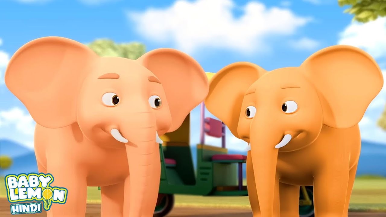 Ek Mota Hathi, Hindi Song for Kids, एक मोटा हाथी