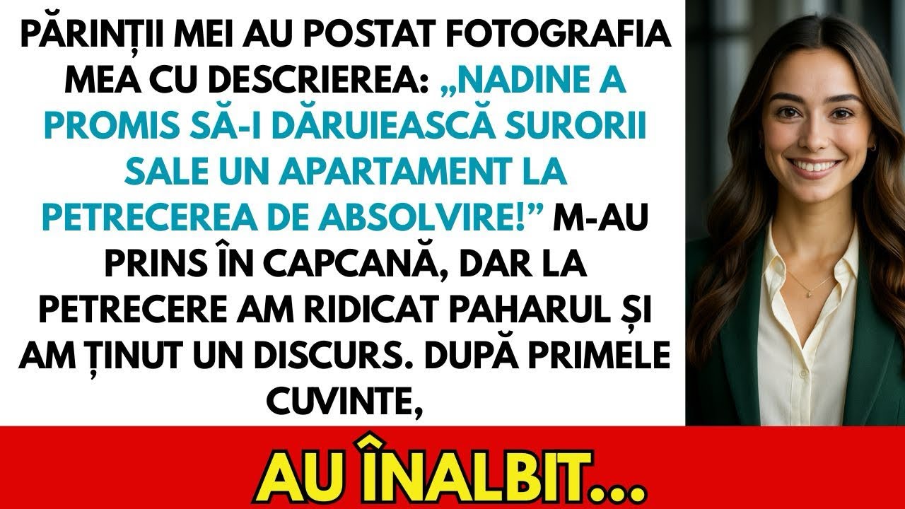 Părinții Mei Au Mințit Public Că Îi Dau Surorii Un Apartament. Apoi, Am Ținut Un discurs...