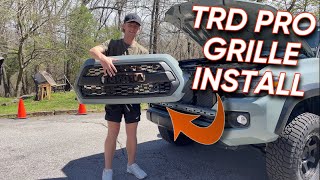 2022 Tacoma TRD Pro Grille Install