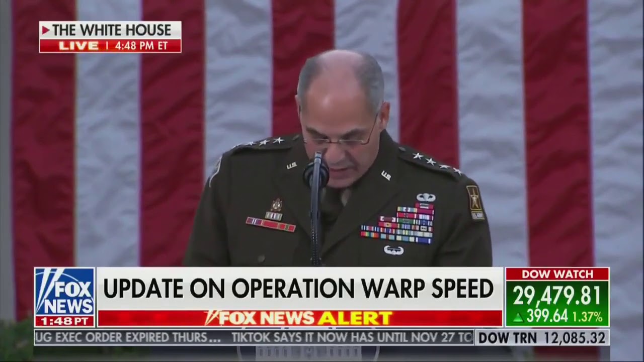 General Gustave Perna: We have plans to ensure that no place is left without a vaccine