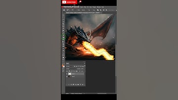 Creating and Drawing Fiery Dragon Breath in Photoshop 🔥🐉 #photoshoptutorial #tutorial