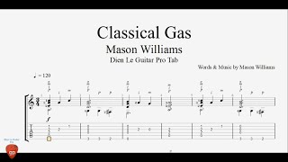 Mason Williams - Classical Gas - Guitar Tabs