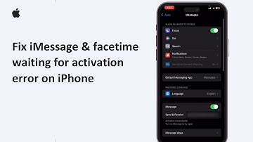 How To Fix iMessage & FaceTime Waiting For Activation Error On iPhone 2025
