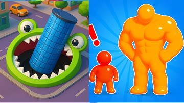 Tall Man Run VS Hole.io - SpeedRun Gameplay Walkthrough (Android,iOS) NEW UPDATE Ep 1