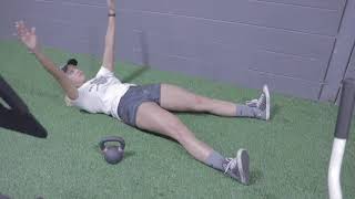 Spread eagle sit-ups