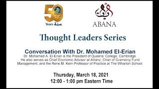 Webinar Conversation With Dr. Mohamed El-Erian (March 18) - El-Erian’s Introductory Remarks