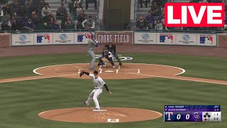 🔴LIVE NOW! Colorado Rockies vs Texas Rangers - May 10, 2024 MLB Full Game - MLB 24 EN VIVO