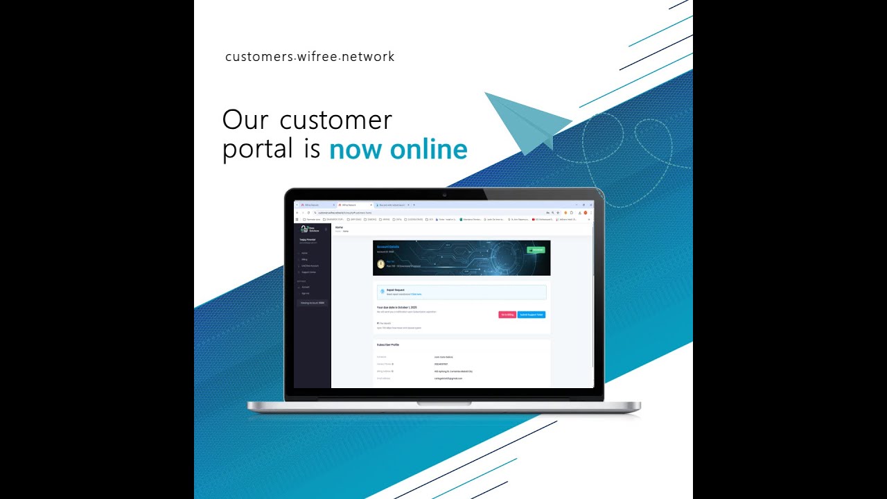 INITIAL SETUP - ISP BILLING CUSTOMER PORTAL - YouTube