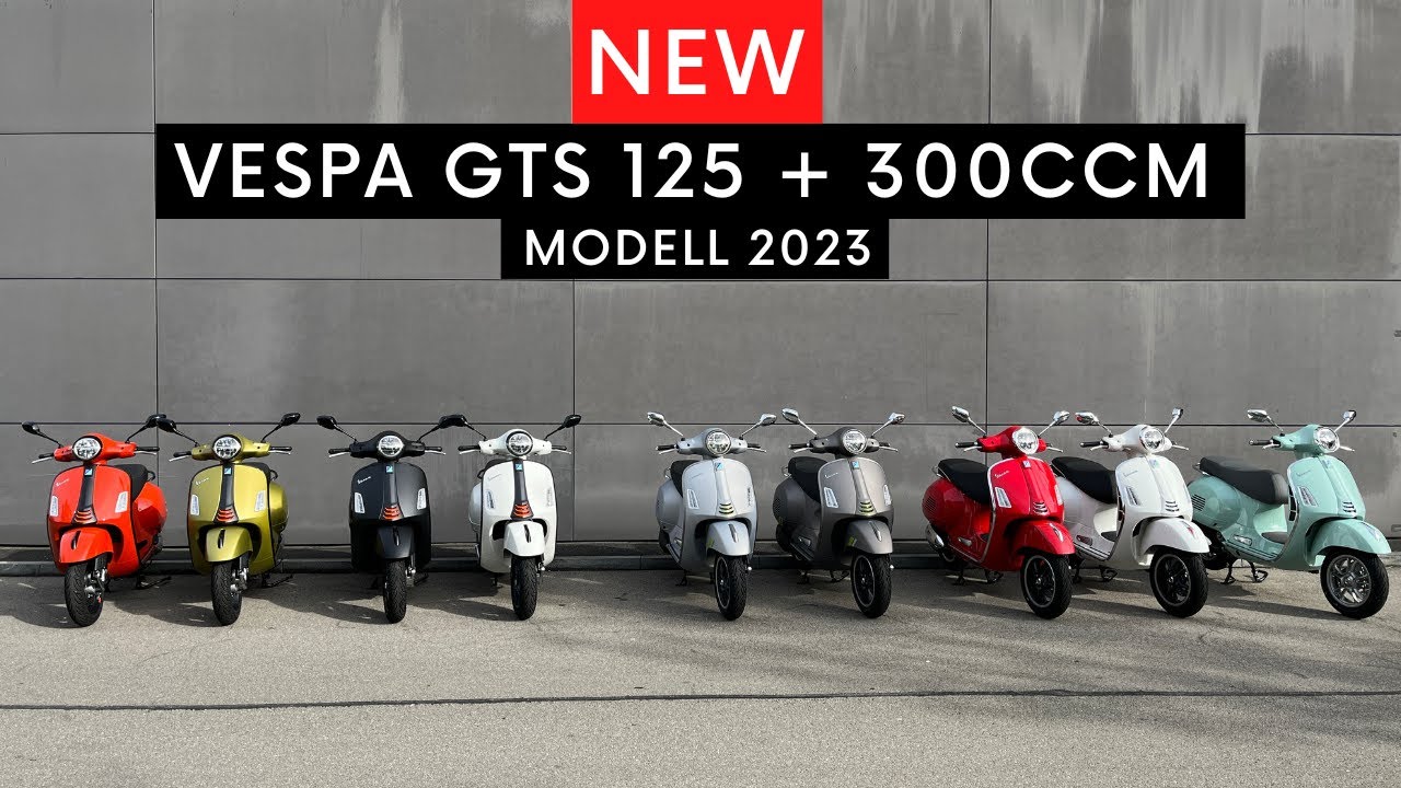 Vespa GTS 125 ie Super Sport ABS E5, MY2023, schwarz convinto matt 99/c,  Neufahrzeug