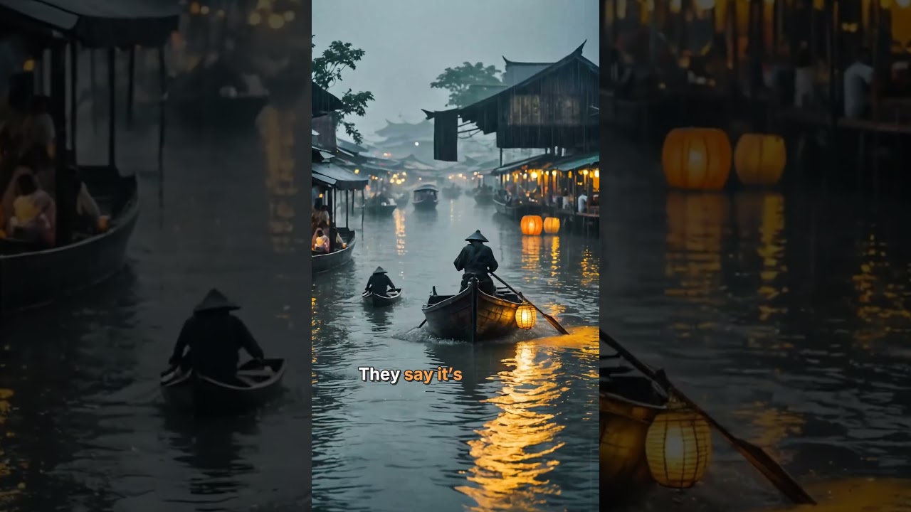 Whispers of the Bangkok Floating Markets #shorts #shortsvideo