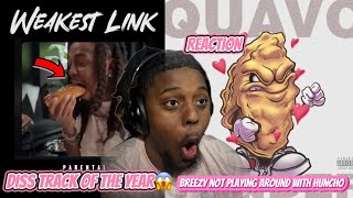 BREEZY IS UP ON DA SCORE!!!📈 Chris Brown Weakest Link & Quavo Tender Diss tracks Reaction