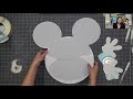 DIY Disney Mickey Sign Off the Mat / Larger than Mat - Assembly Tips and Tricks