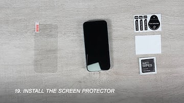 19. Install The Screen Protector #fntcase #install