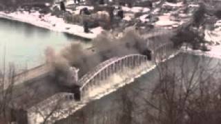 Hulton Bridge Demolition Jan 26 2016