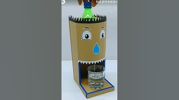 Unique dispenser made from recycled materials #craft #shorts