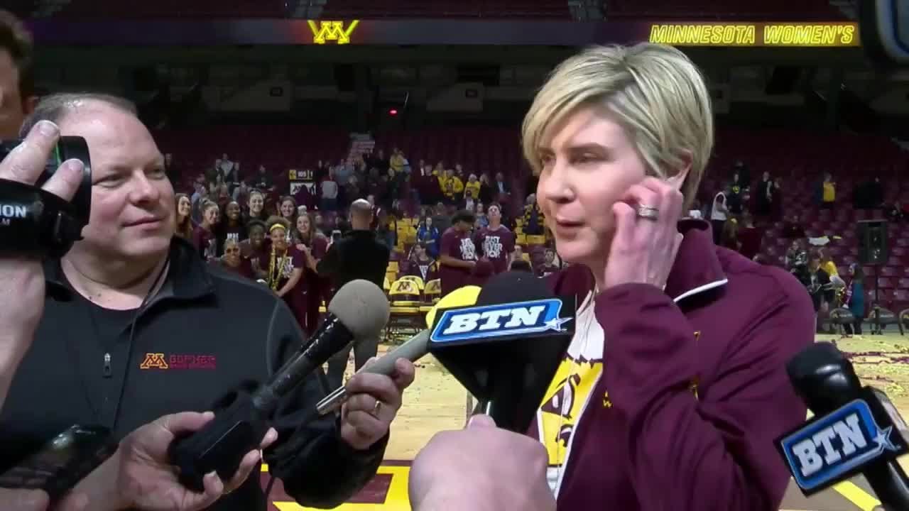 Marlene Stollings on Gophers' NCAA Tournament Selection - YouTube