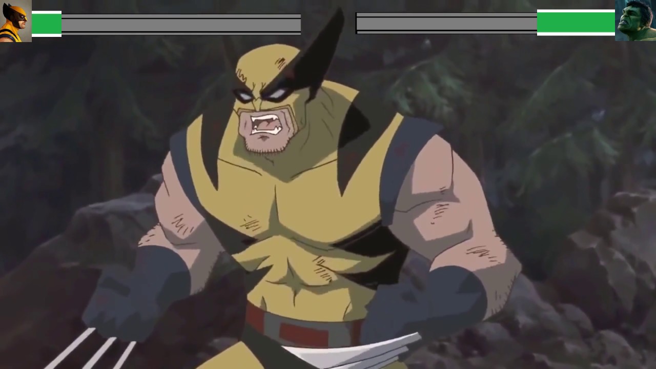 Wolverine Vs Hulkwith Healthbars