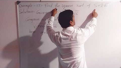 09 TS REAL NUMBERS: EXAMPLE-17