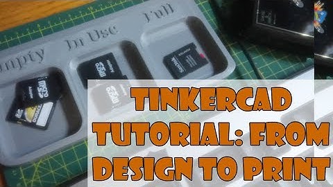 Tinkercad Walk-Through / Tutorial...Full Project From Design to Use (Long version)