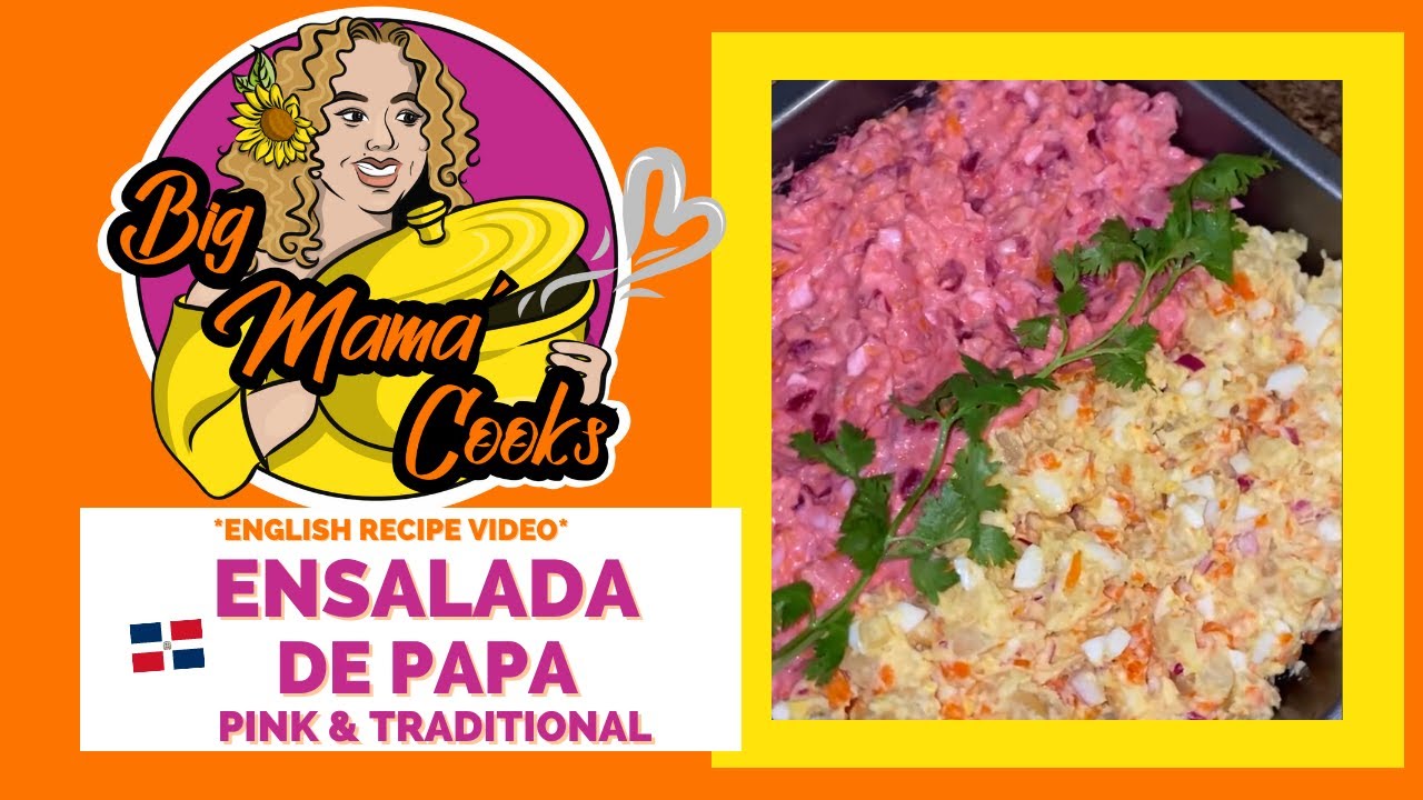 Dominican-Style Potato Salad *Traditional & Pink* #bigmamacooks