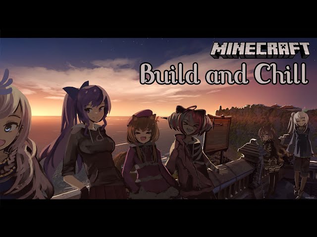 【Minecraft】Build and Chill on holoID Server!【#MoonArchitect】のサムネイル