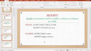 How to use ALTER Command in MS Access