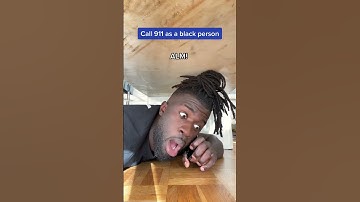 CALLING 911 AS A BLACK PERSON! 🤣😭 #funny #tiktok #shorts #comedy